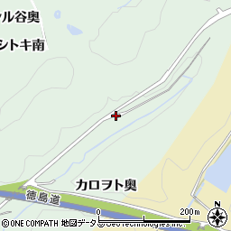 徳島県板野町（板野郡）松谷（カロヲト口）周辺の地図