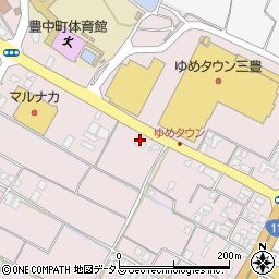 香川県三豊市豊中町本山甲966周辺の地図