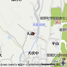 徳島県板野郡板野町犬伏大通周辺の地図
