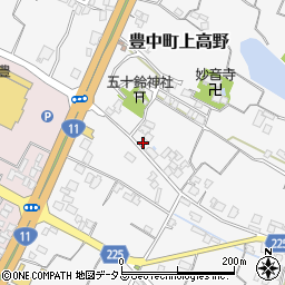 香川県三豊市豊中町上高野1965周辺の地図