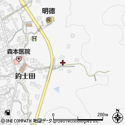 広島県呉市倉橋町釣士田7299周辺の地図