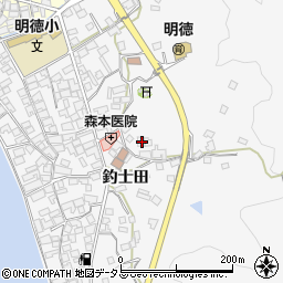 広島県呉市倉橋町釣士田7371周辺の地図