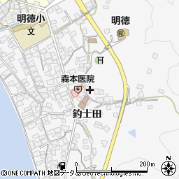 広島県呉市倉橋町釣士田7377周辺の地図