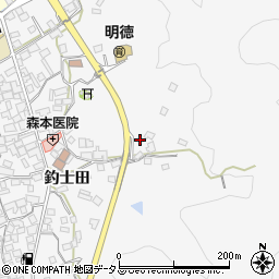 広島県呉市倉橋町釣士田7296周辺の地図