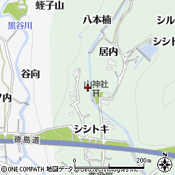 徳島県板野郡板野町松谷シシトキ上周辺の地図