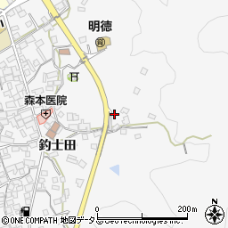 広島県呉市倉橋町釣士田7295周辺の地図