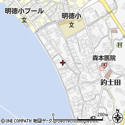 広島県呉市倉橋町釣士田7441周辺の地図