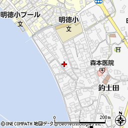 広島県呉市倉橋町釣士田7454周辺の地図