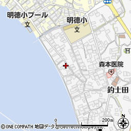 広島県呉市倉橋町釣士田7442周辺の地図