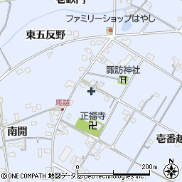 徳島県鳴門市大麻町東馬詰諏訪の元周辺の地図