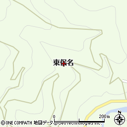 徳島県美馬市脇町東俣名周辺の地図
