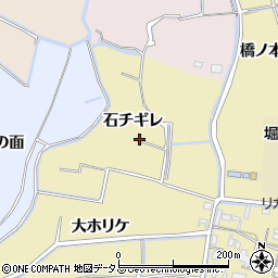 徳島県鳴門市大麻町西馬詰石チギレ周辺の地図