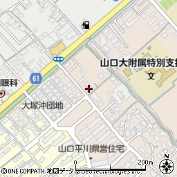 山口県山口市吉田3108-2周辺の地図