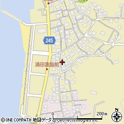 山口県下関市豊浦町大字涌田後地751周辺の地図