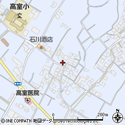 香川県観音寺市高屋町1937周辺の地図