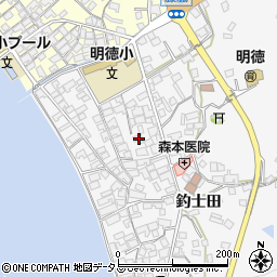 広島県呉市倉橋町釣士田7420周辺の地図