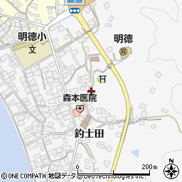 広島県呉市倉橋町釣士田7375周辺の地図