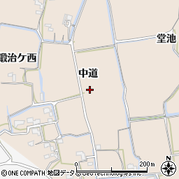徳島県鳴門市大麻町三俣周辺の地図