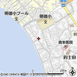 広島県呉市倉橋町釣士田7449周辺の地図