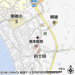 広島県呉市倉橋町釣士田7405-2周辺の地図