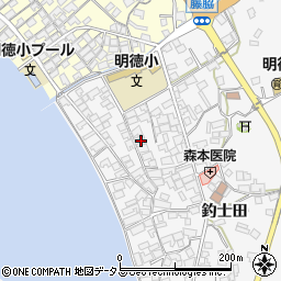 広島県呉市倉橋町釣士田7483周辺の地図