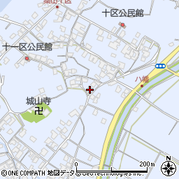 香川県三豊市豊中町岡本2617周辺の地図