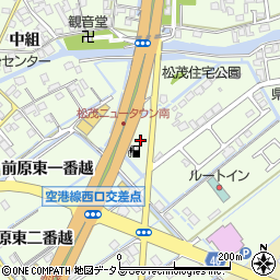 徳島県板野郡松茂町中喜来周辺の地図