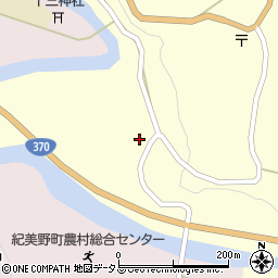 和歌山県海草郡紀美野町神野市場52周辺の地図