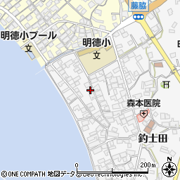 広島県呉市倉橋町釣士田7457周辺の地図