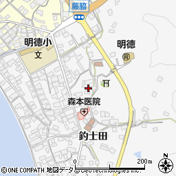 広島県呉市倉橋町釣士田7403-2周辺の地図
