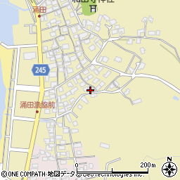 山口県下関市豊浦町大字涌田後地731周辺の地図