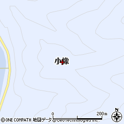 奈良県吉野郡上北山村小橡周辺の地図