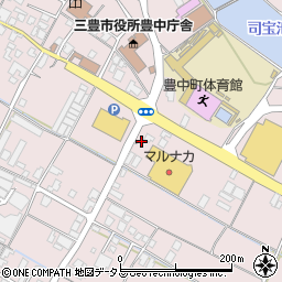香川県三豊市豊中町本山甲935周辺の地図