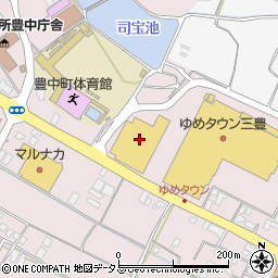 香川県三豊市豊中町本山甲87周辺の地図