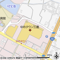 ゆめタウン三豊駐車場周辺の地図