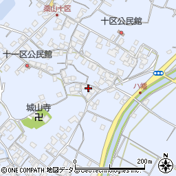 香川県三豊市豊中町岡本2619-1周辺の地図