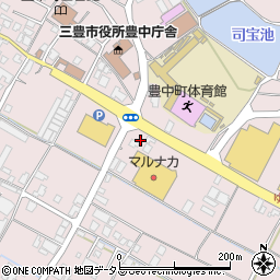 香川県三豊市豊中町本山甲934周辺の地図