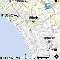 広島県呉市倉橋町釣士田7464-1周辺の地図