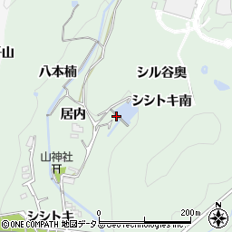 徳島県板野郡板野町松谷シル谷周辺の地図
