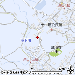 香川県三豊市豊中町岡本2824-1周辺の地図
