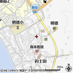 広島県呉市倉橋町釣士田7406周辺の地図