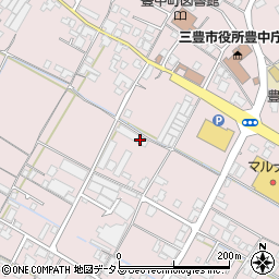 香川県三豊市豊中町本山甲827周辺の地図