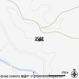 山口県岩国市近延周辺の地図
