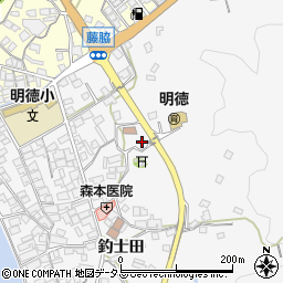 広島県呉市倉橋町釣士田7530周辺の地図