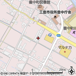 香川県三豊市豊中町本山甲894周辺の地図