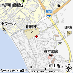 広島県呉市倉橋町釣士田7416周辺の地図