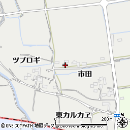 徳島県鳴門市大麻町板東市田16周辺の地図