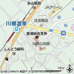 下関市社会福祉協議会　豊浦支所居宅介護支援事業所・ホームヘルパーステーション周辺の地図
