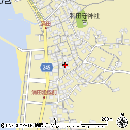 山口県下関市豊浦町大字涌田後地701周辺の地図