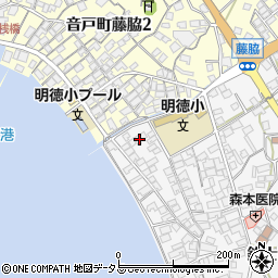 広島県呉市倉橋町釣士田7470周辺の地図